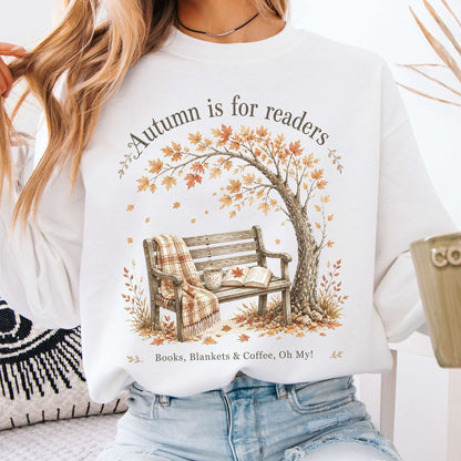 Autumn Is for Readers Literary Sweatshirt