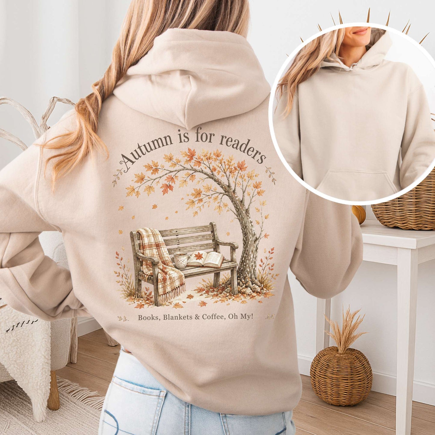 Autumn Is for Readers Literary Hoodie