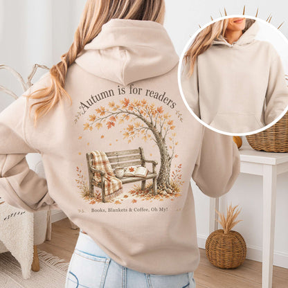 Autumn Is for Readers Literary Hoodie