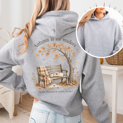 Autumn Is for Readers Literary Hoodie