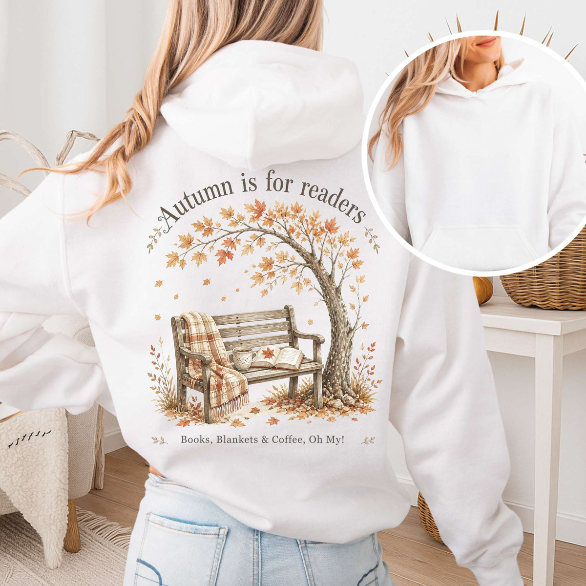 Autumn Is for Readers Literary Hoodie