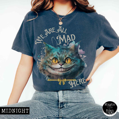 Vintage Cheshire Cat Alice in Wonderland T-Shirt