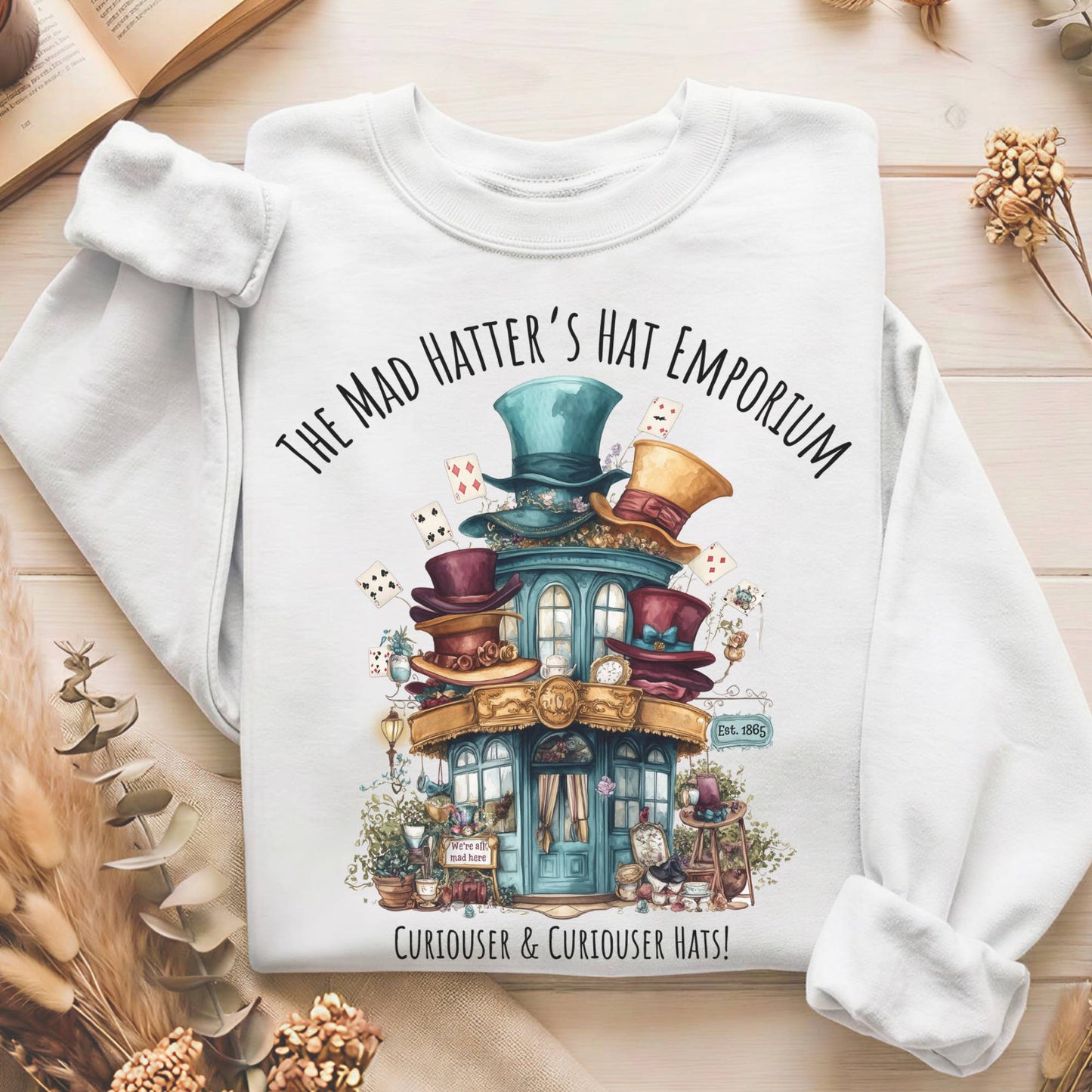 Sweatshirt White / S Design 124 Sweatshirt The Mystic Eden