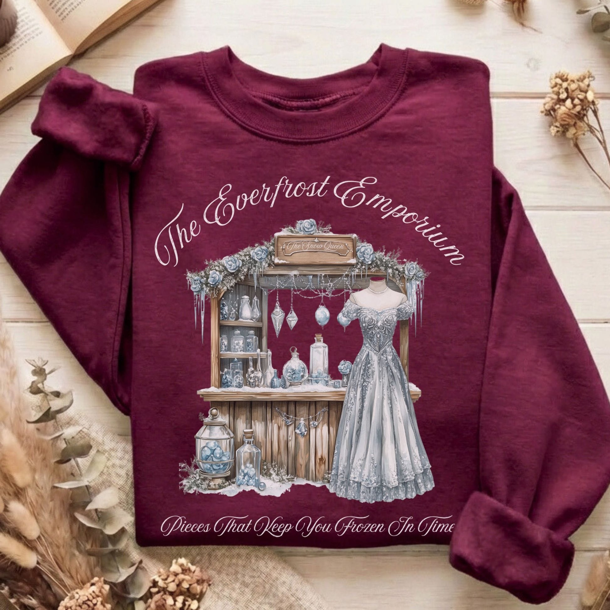 Sweatshirt Maroon / S Design 176 Sweatshirt The Mystic Eden