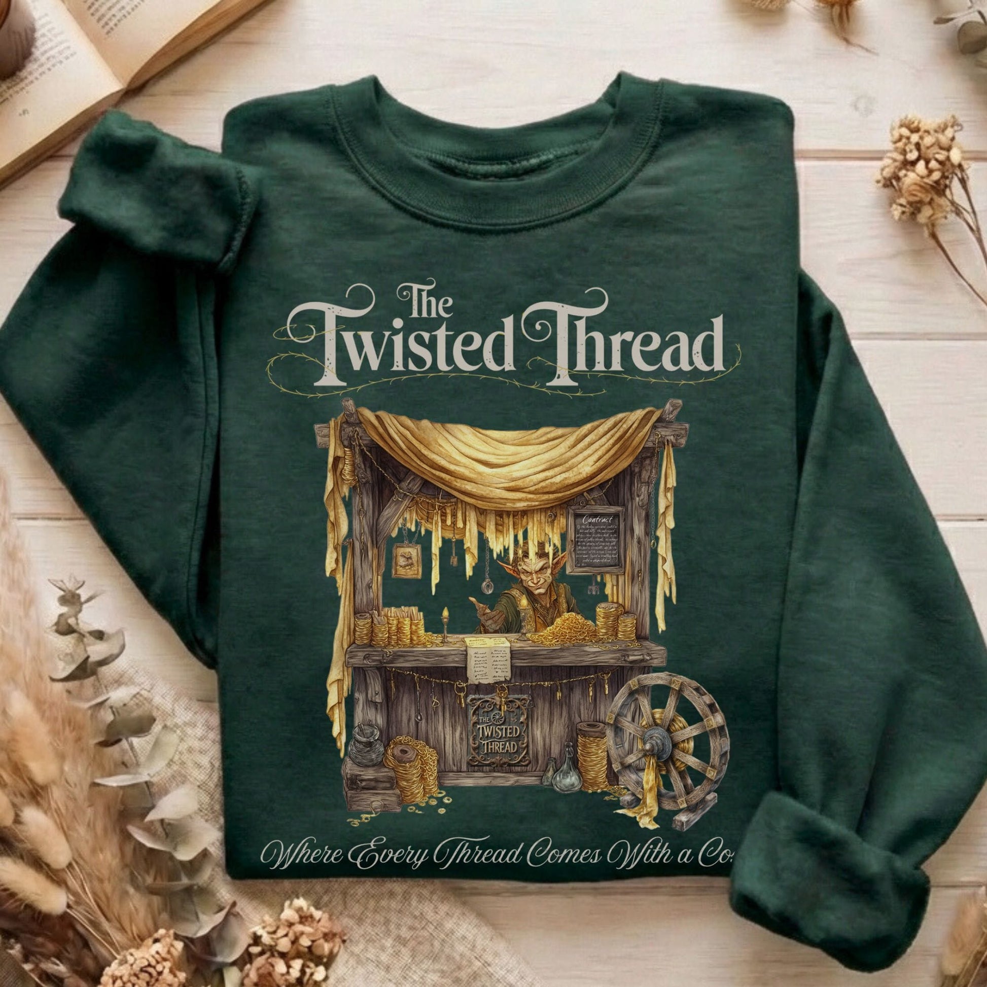 Sweatshirt Forest Green / S Design 182 Sweatshirt The Mystic Eden