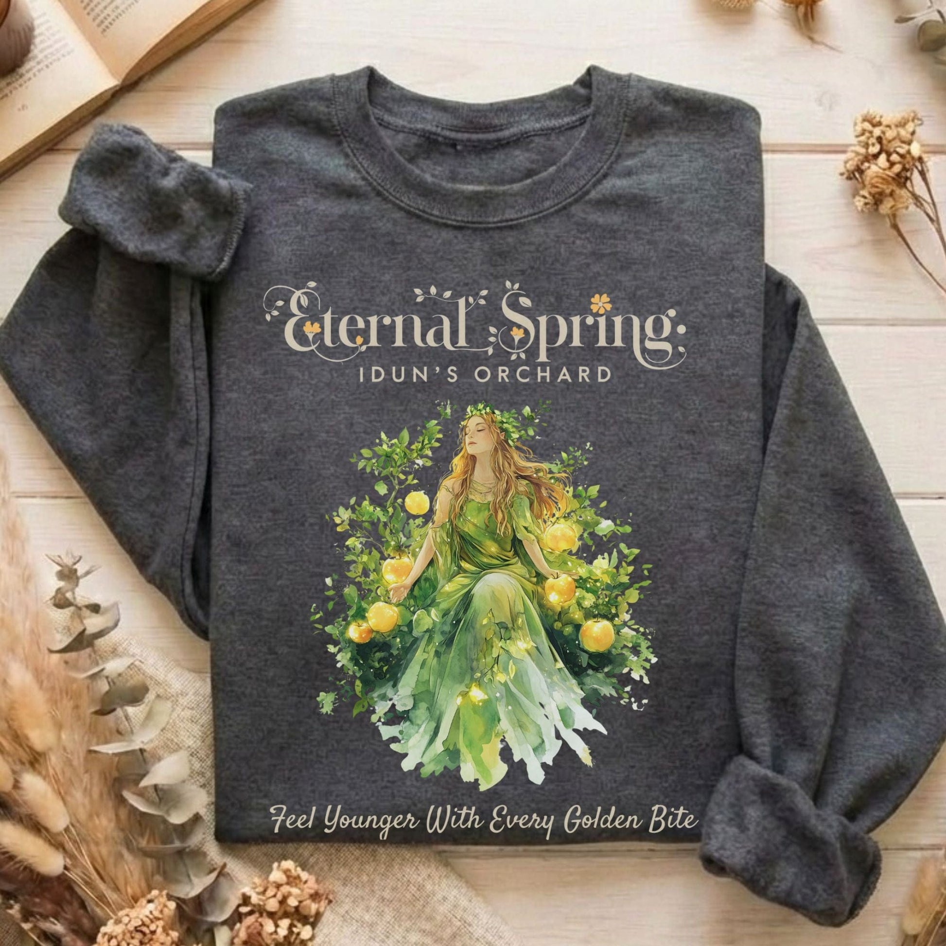 Sweatshirt Dark Heather / S Design 165 Sweatshirt The Mystic Eden