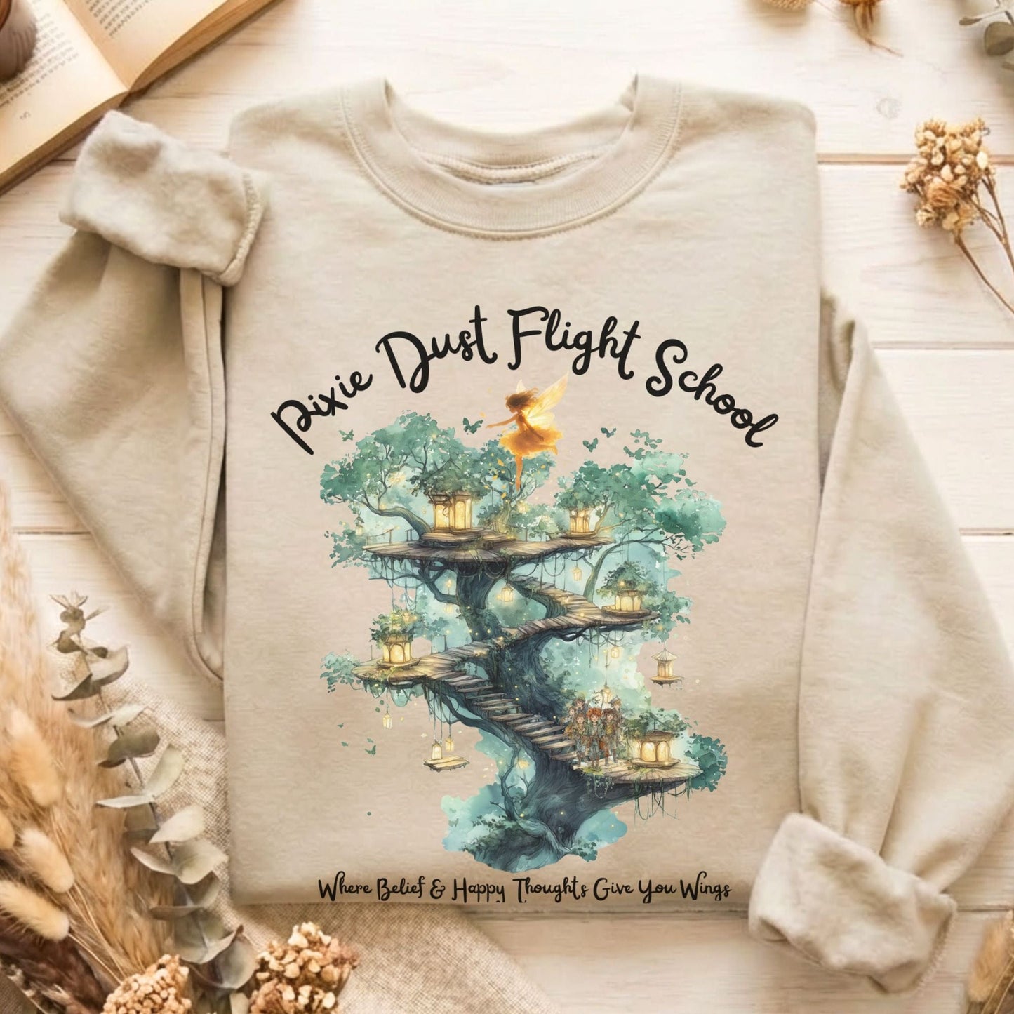 Sweatshirt Sand / S Design 183 Sweatshirt The Mystic Eden