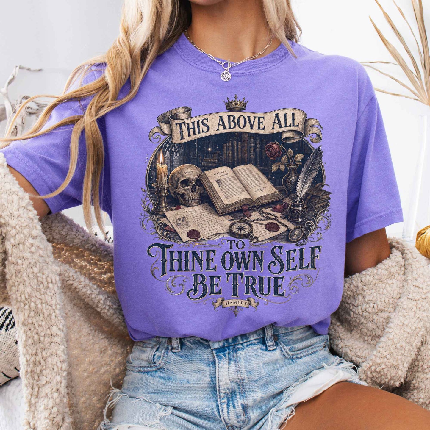 T-Shirt Violet / S Design 338 T-Shirt The Mystic Eden