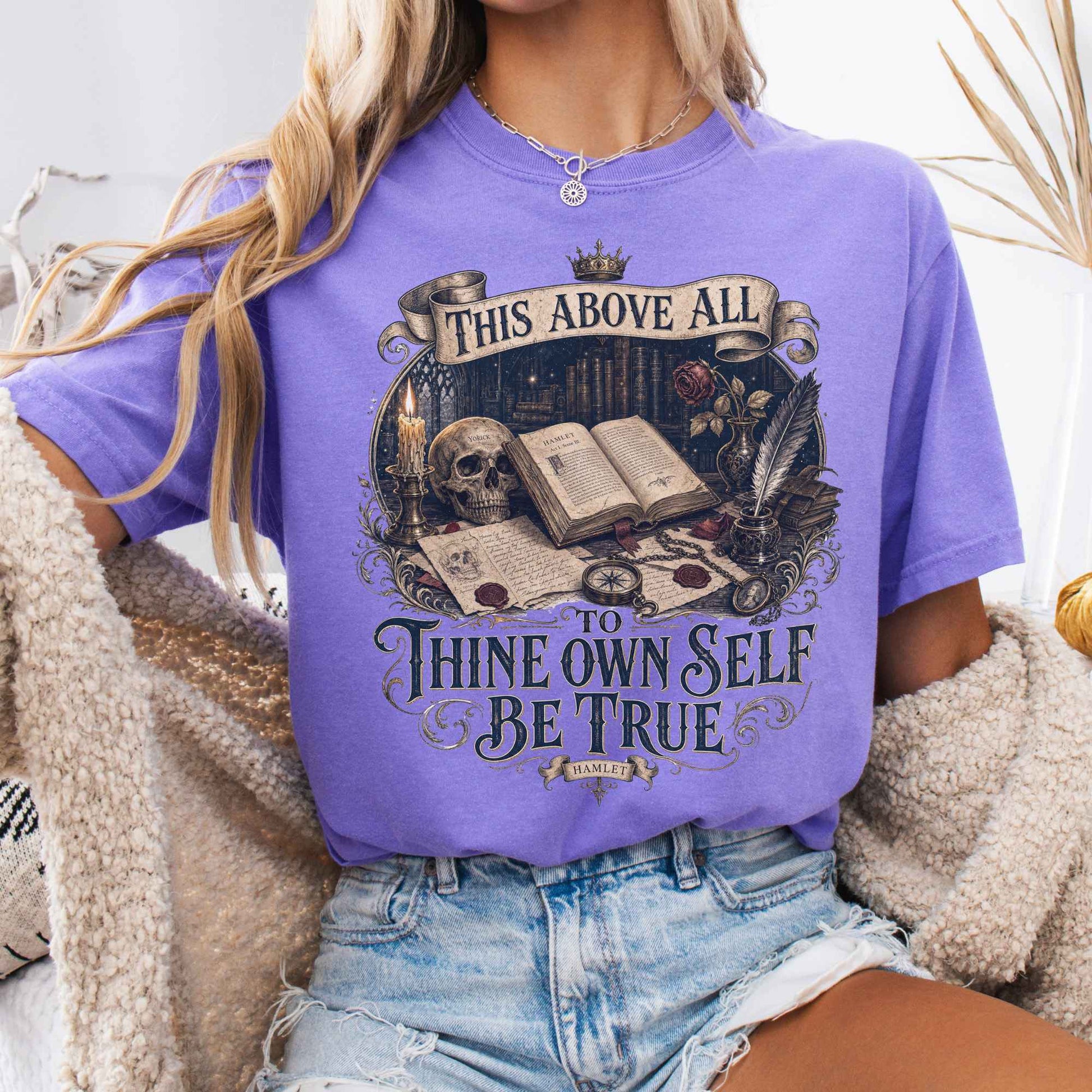 T-Shirt Violet / S Design 338 T-Shirt The Mystic Eden