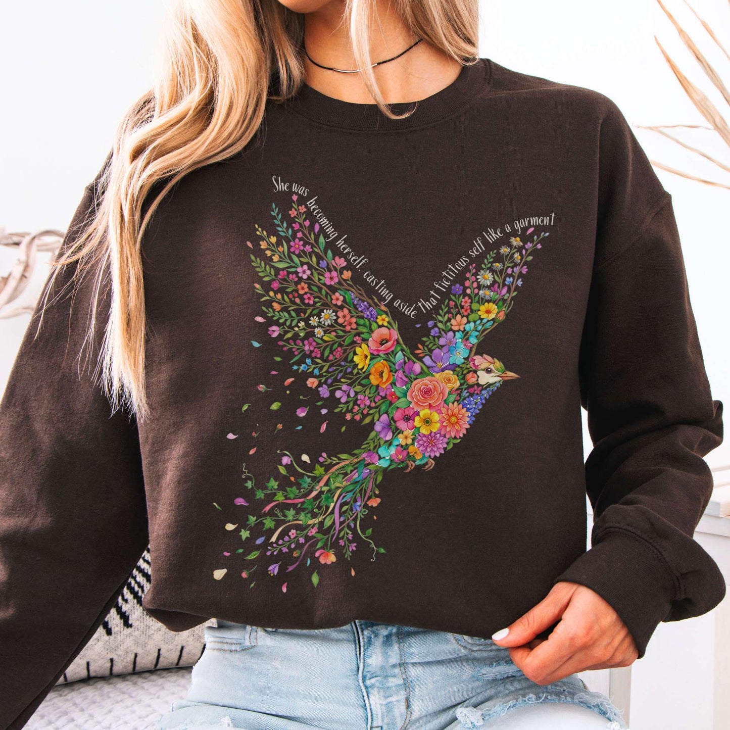 Sweatshirt Dark Chocolate / S Design 290 Crewneck Sweatshirt The Mystic Eden