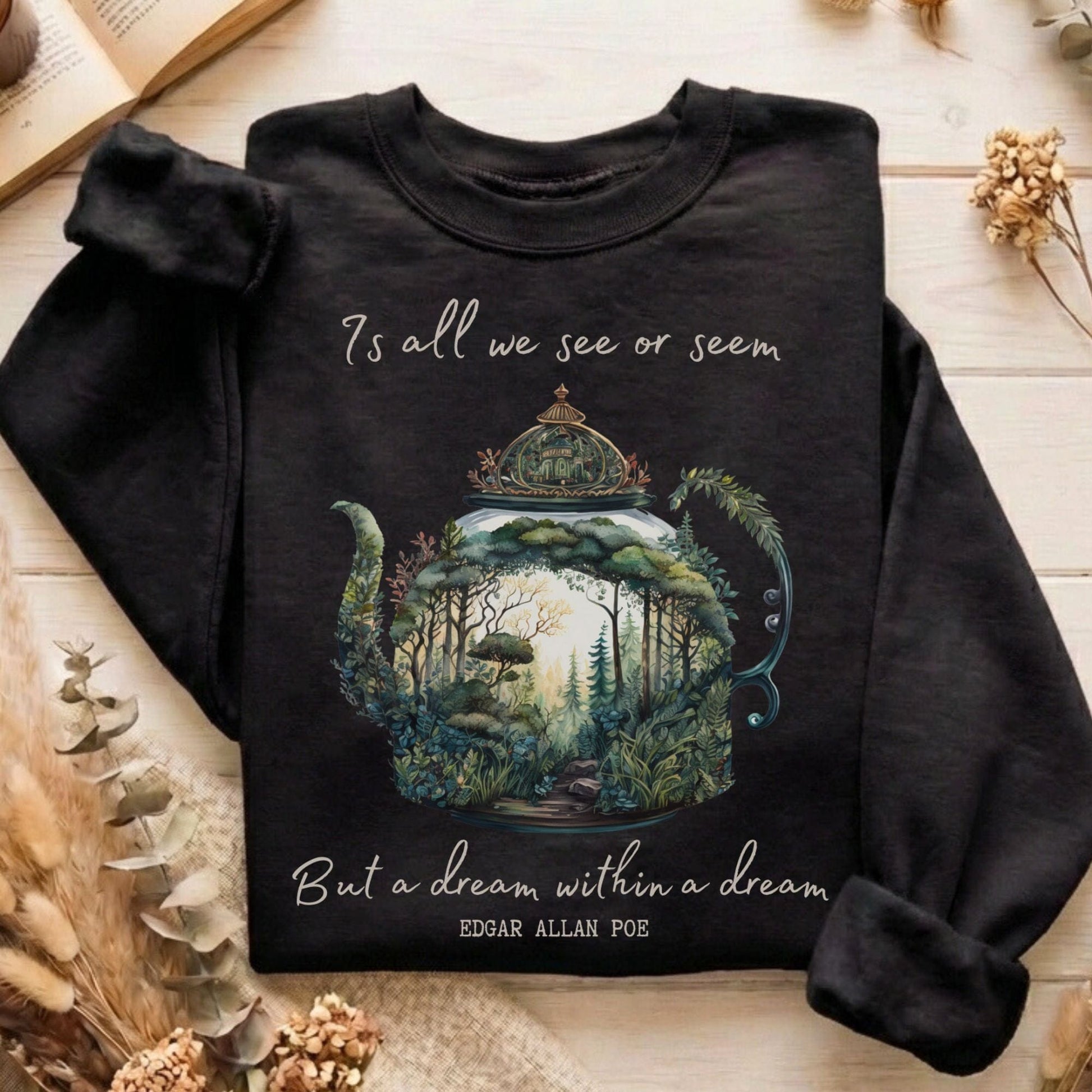 Sweatshirt Black / S Design 35 Sweatshirt The Mystic Eden