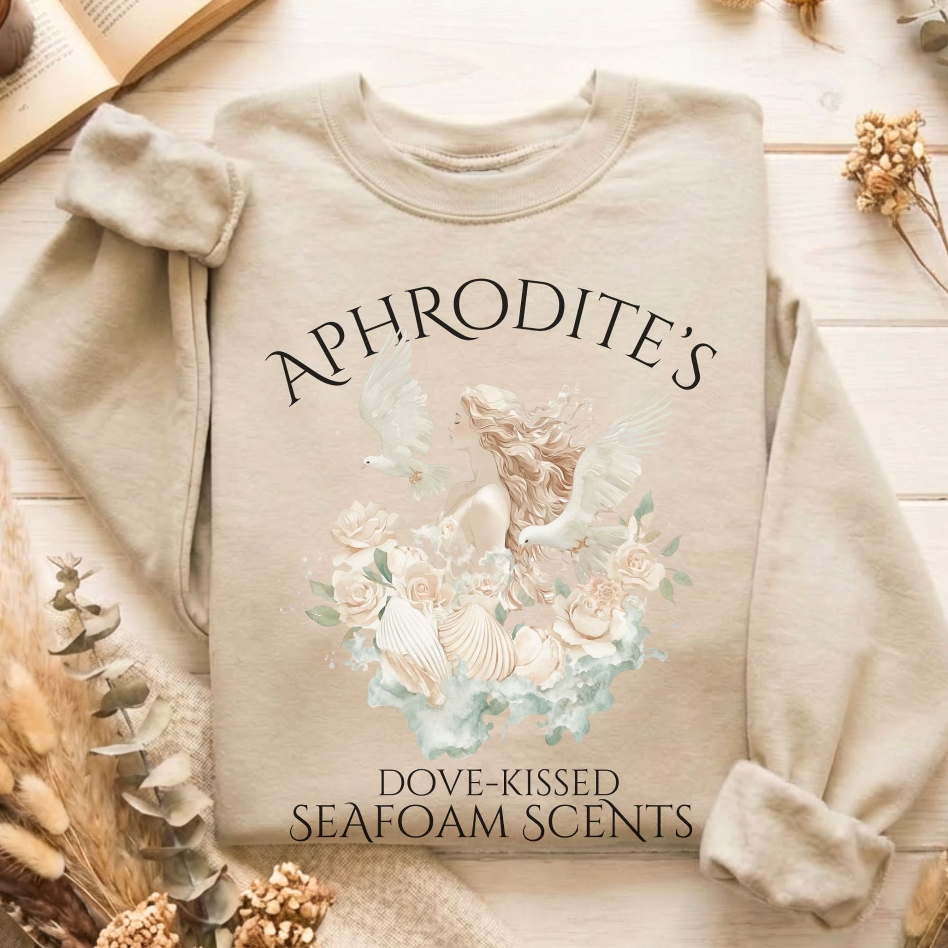 Sweatshirt Sand / S Design 96 Sweatshirt The Mystic Eden