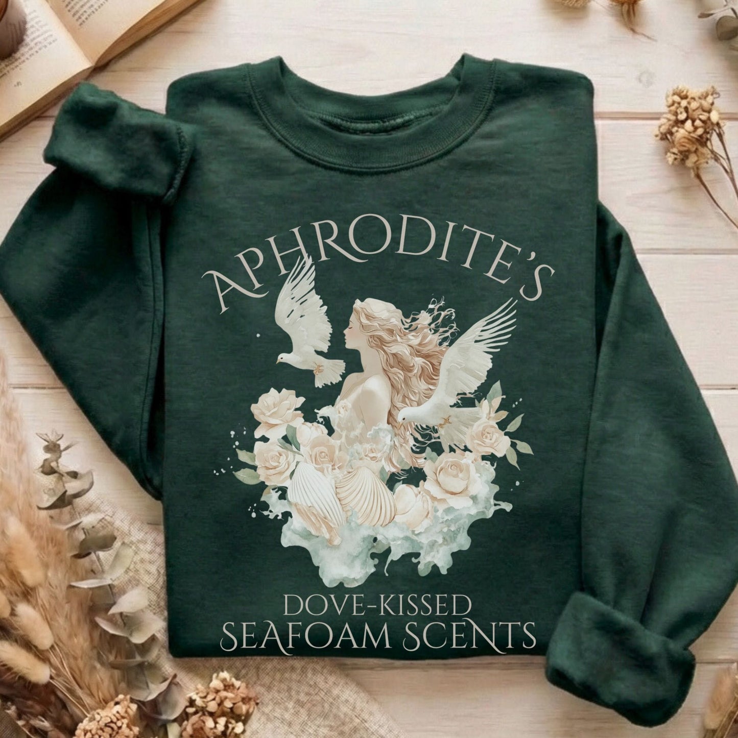 Sweatshirt Forest Green / S Design 96 Sweatshirt The Mystic Eden
