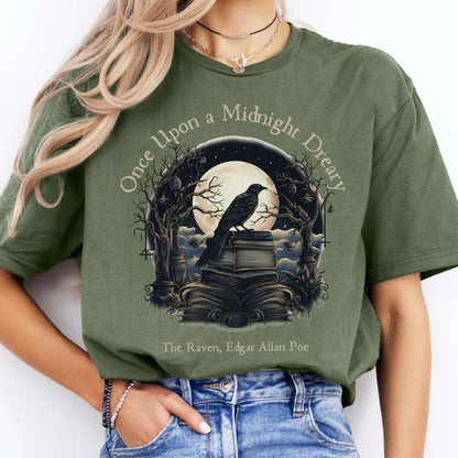 T-Shirt Once Upon A Midnight Dreary Poe T-Shirt The Mystic Eden