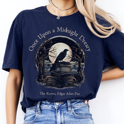T-Shirt Once Upon A Midnight Dreary Poe T-Shirt The Mystic Eden