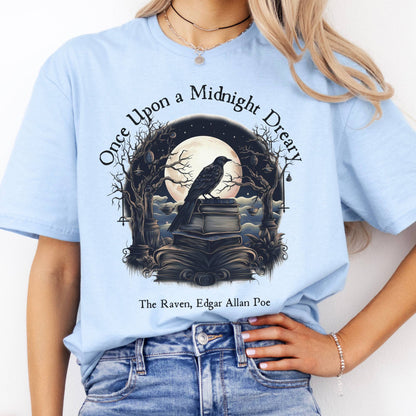 T-Shirt Once Upon A Midnight Dreary Poe T-Shirt The Mystic Eden