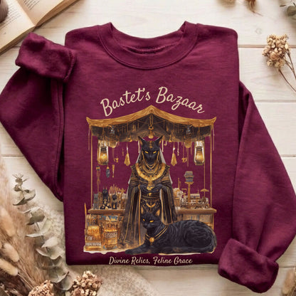 Sweatshirt Maroon / S Design 189 Sweatshirt The Mystic Eden