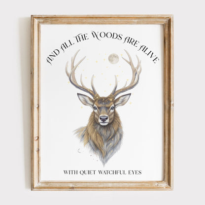 Art Prints 11″ x 14″ / Matte Design 282B - Art Print The Mystic Eden