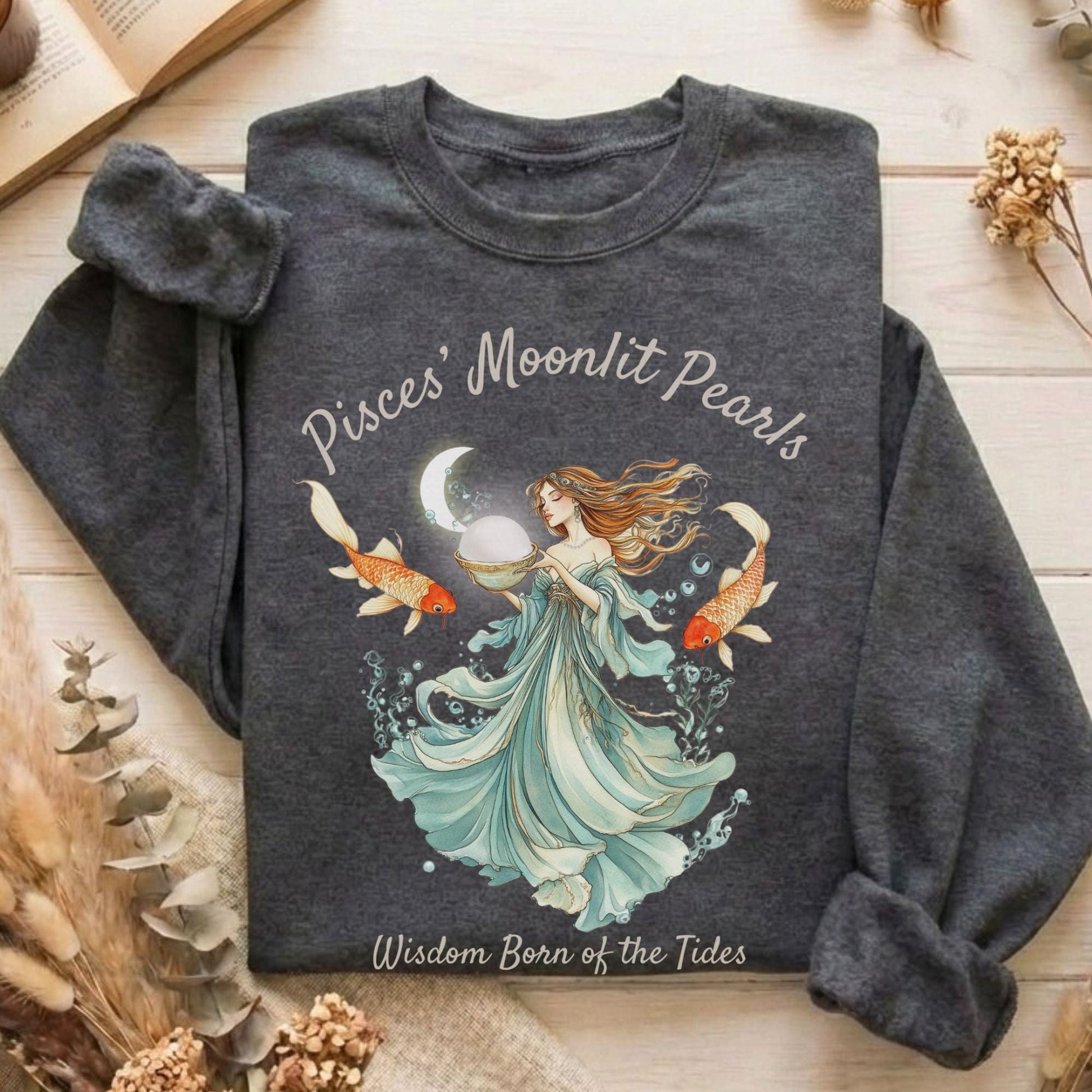 Sweatshirt Dark Heather / S Design 150 Sweatshirt The Mystic Eden