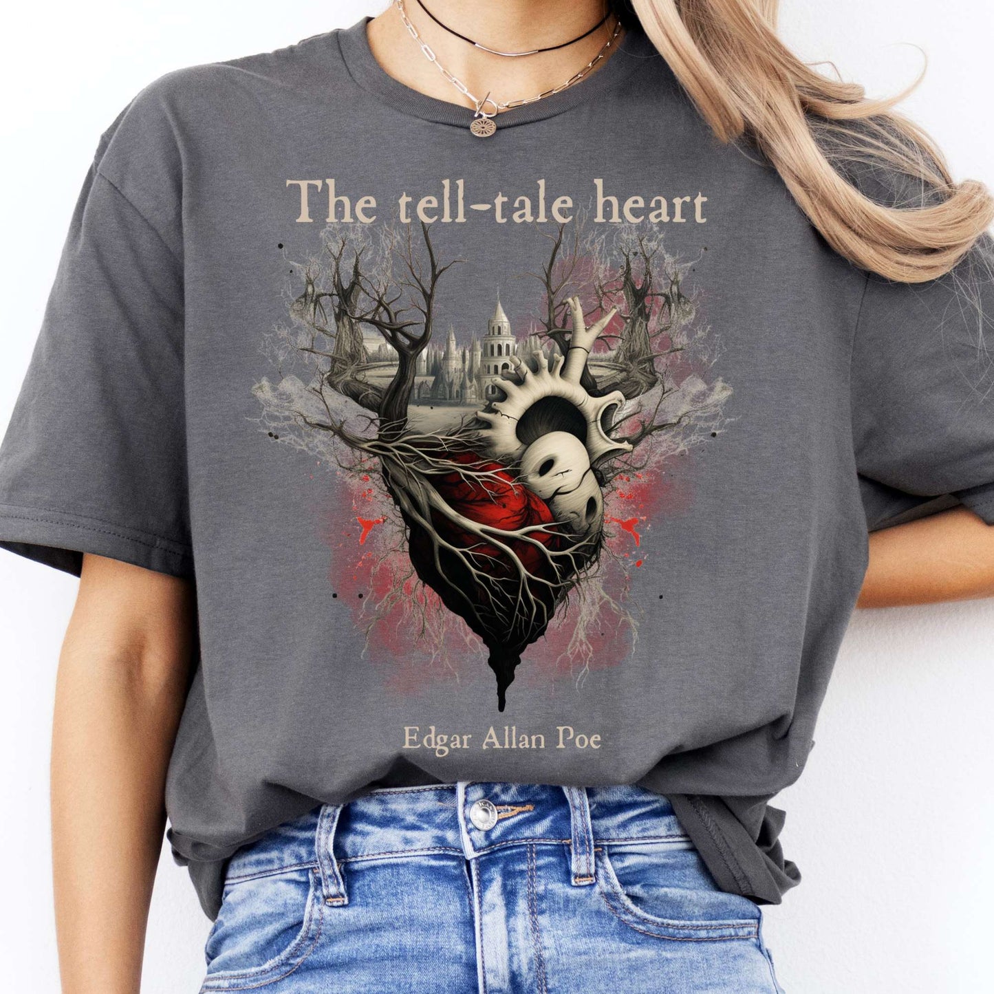 T-Shirt The Tell-Tale Heart Edgar Allan Poe T-Shirt The Mystic Eden