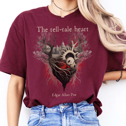 T-Shirt The Tell-Tale Heart Edgar Allan Poe T-Shirt The Mystic Eden
