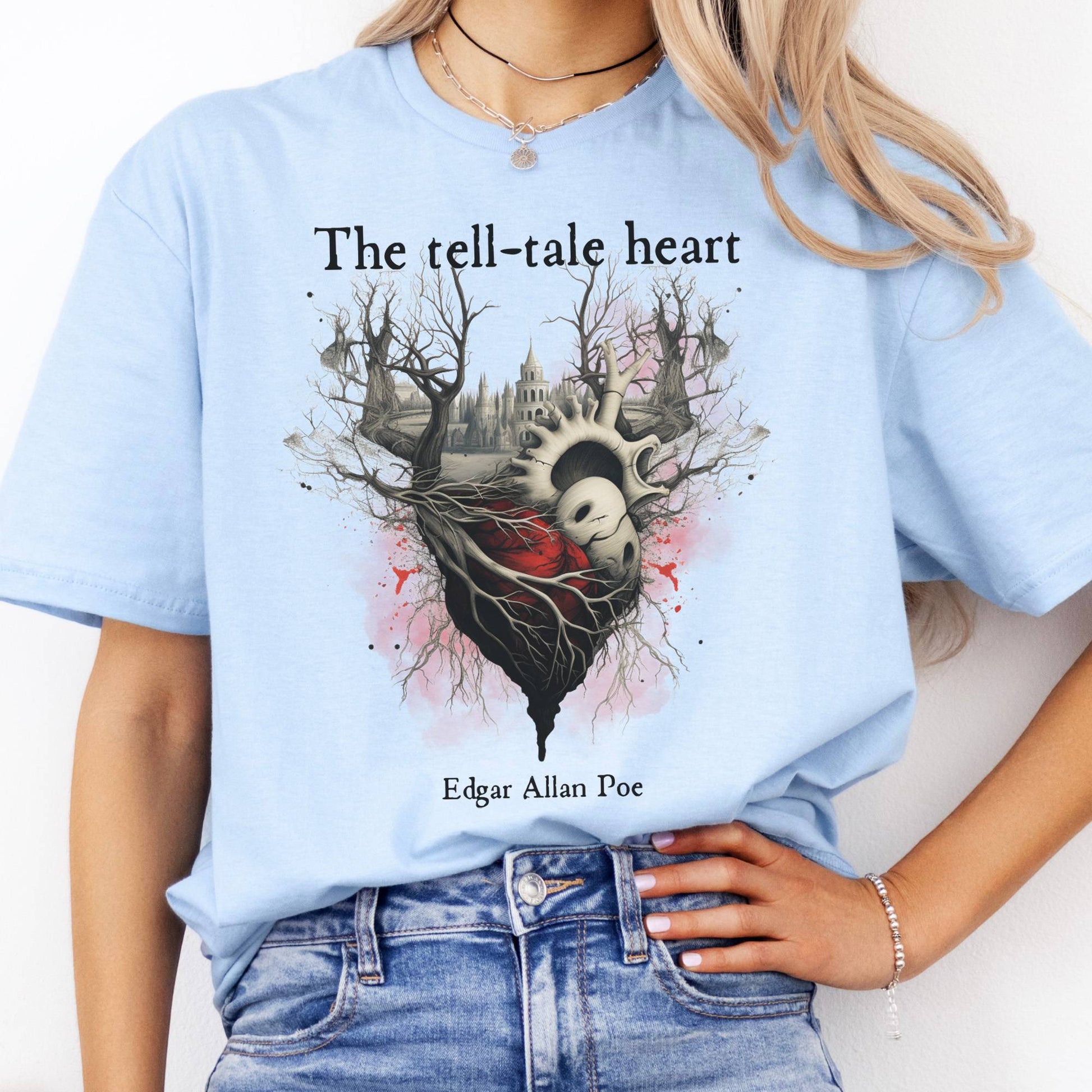 T-Shirt The Tell-Tale Heart Edgar Allan Poe T-Shirt The Mystic Eden