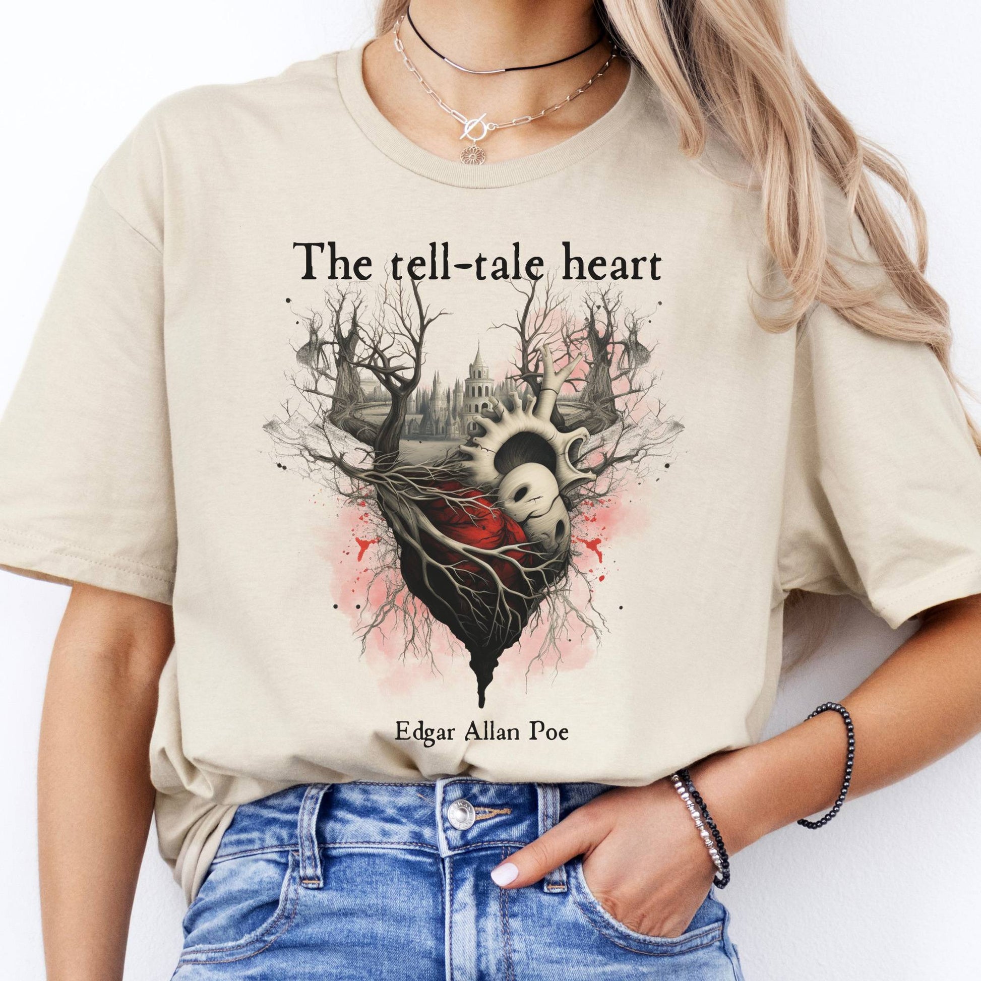 T-Shirt The Tell-Tale Heart Edgar Allan Poe T-Shirt The Mystic Eden