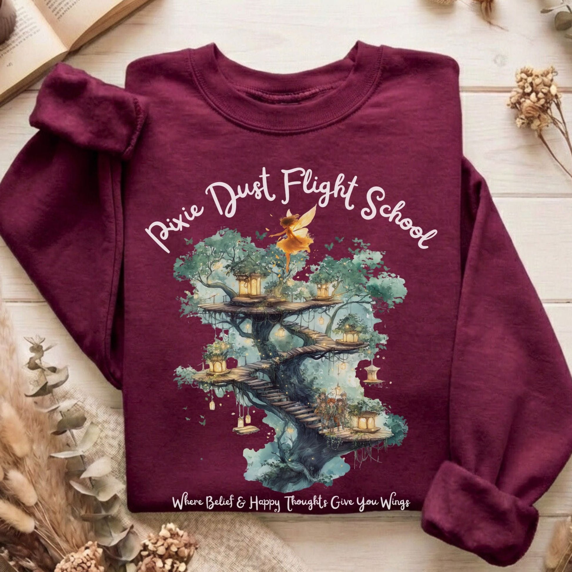 Sweatshirt Maroon / S Design 183 Sweatshirt The Mystic Eden