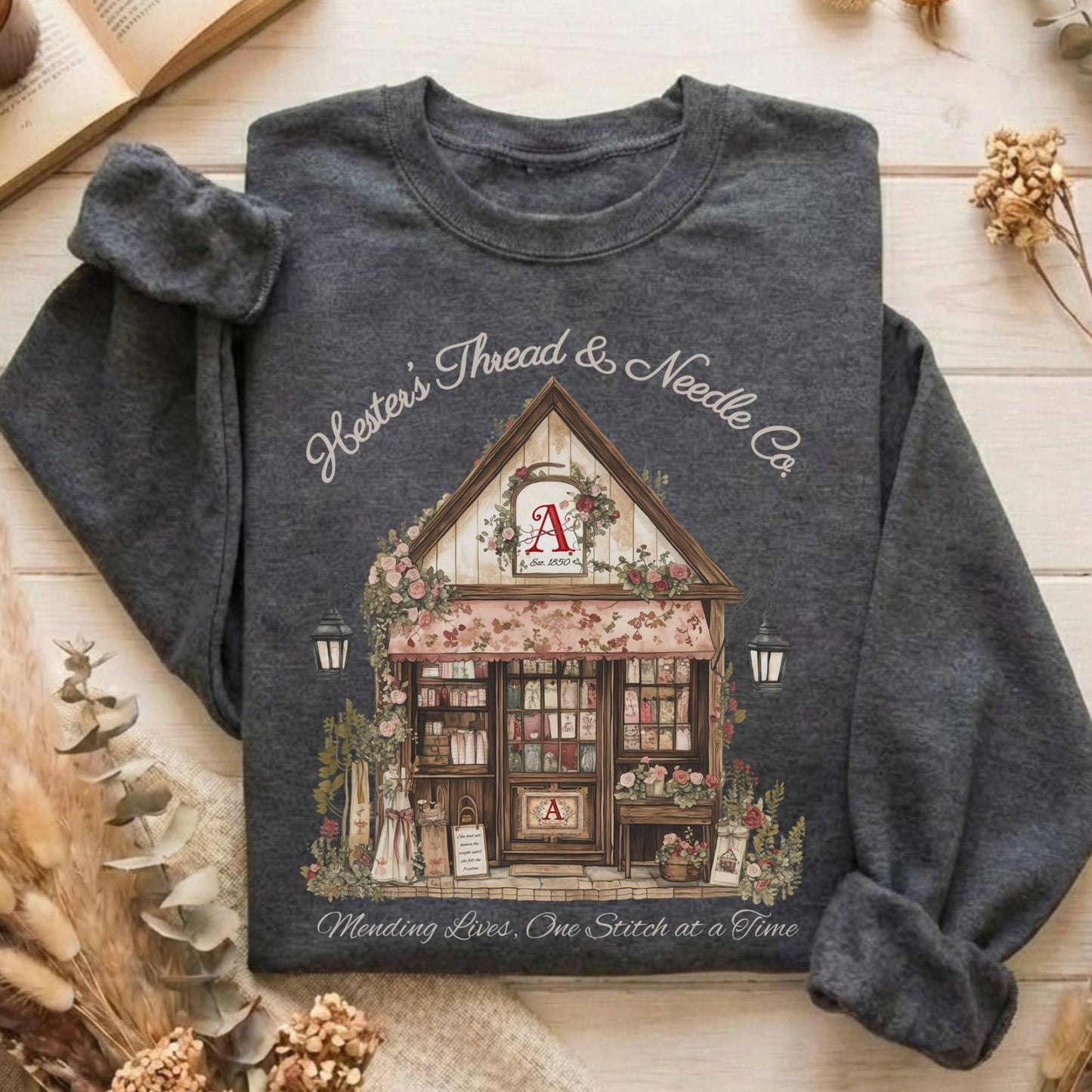 Sweatshirt Dark Heather / S Design 121 Sweatshirt The Mystic Eden