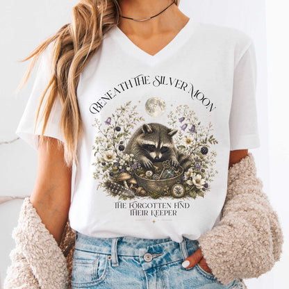 V-neck White / S Design 317 V-Neck The Mystic Eden