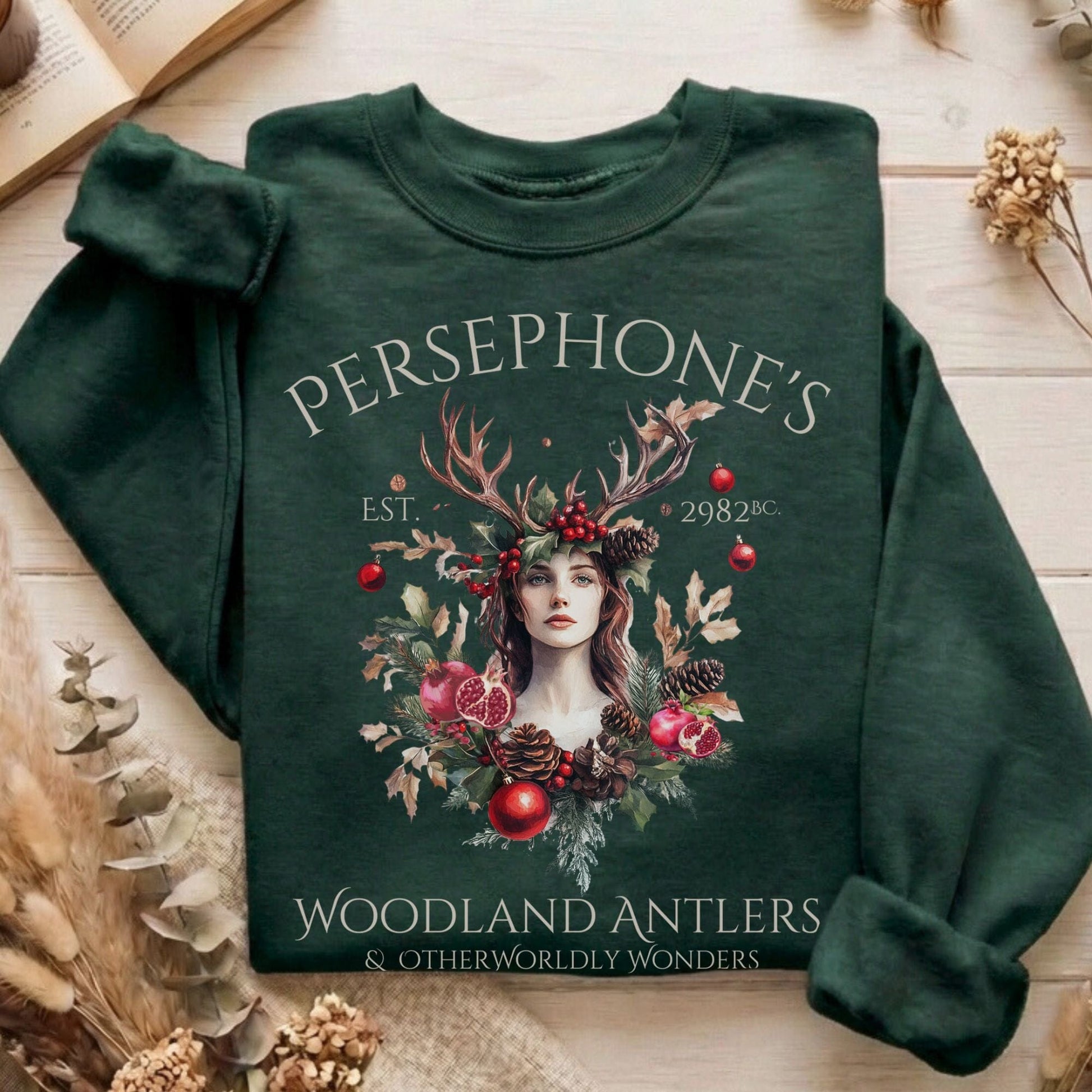 Sweatshirt Forest Green / S Design 93 Sweatshirt The Mystic Eden