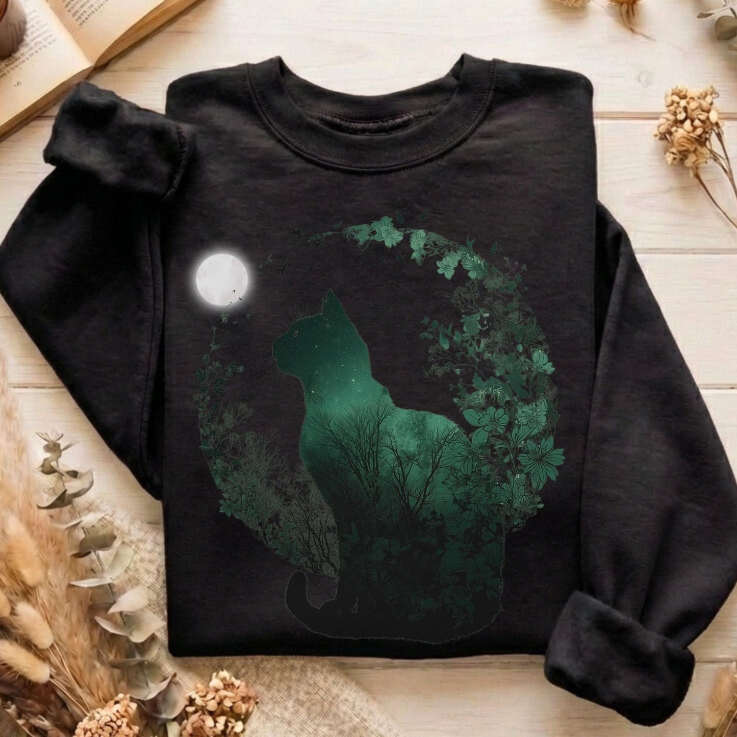 Sweatshirt Black / S Design 208 Sweatshirt The Mystic Eden