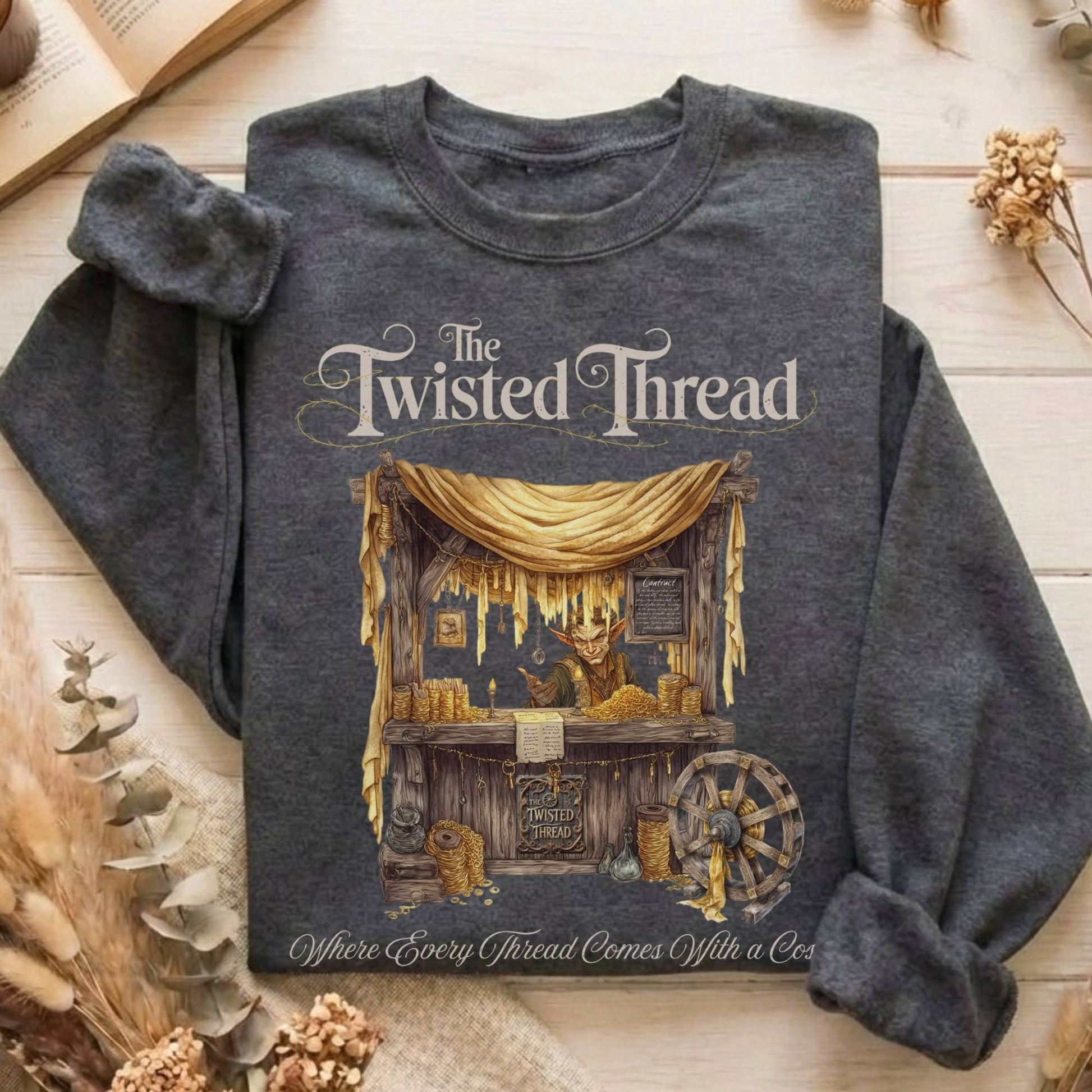 Sweatshirt Dark Heather / S Design 182 Sweatshirt The Mystic Eden