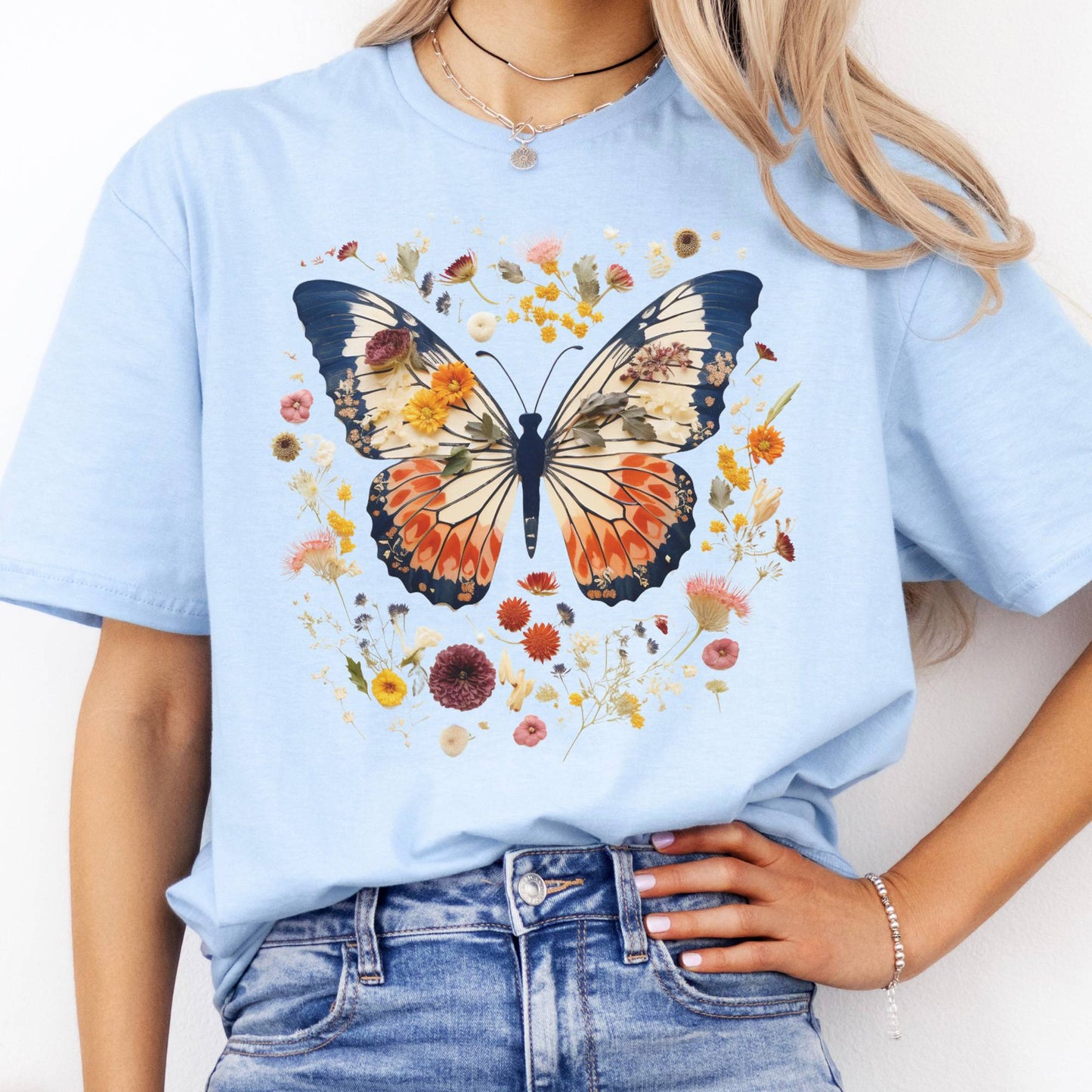 T-Shirts Butterfly Cottagecore T-Shirt The Mystic Eden