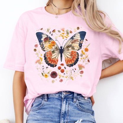 T-Shirts Butterfly Cottagecore T-Shirt The Mystic Eden