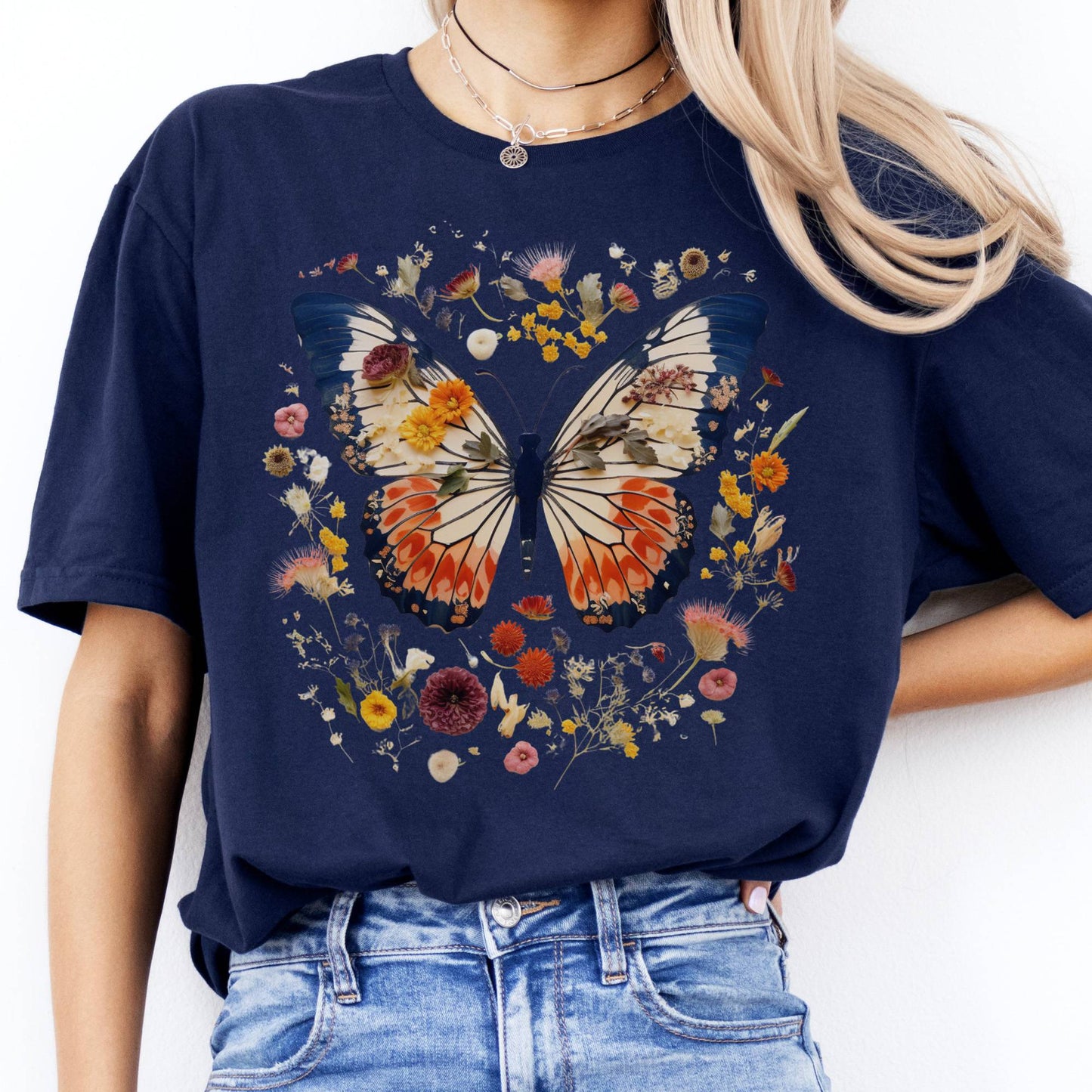 T-Shirts Butterfly Cottagecore T-Shirt The Mystic Eden