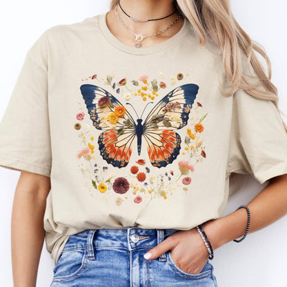 T-Shirts Butterfly Cottagecore T-Shirt The Mystic Eden