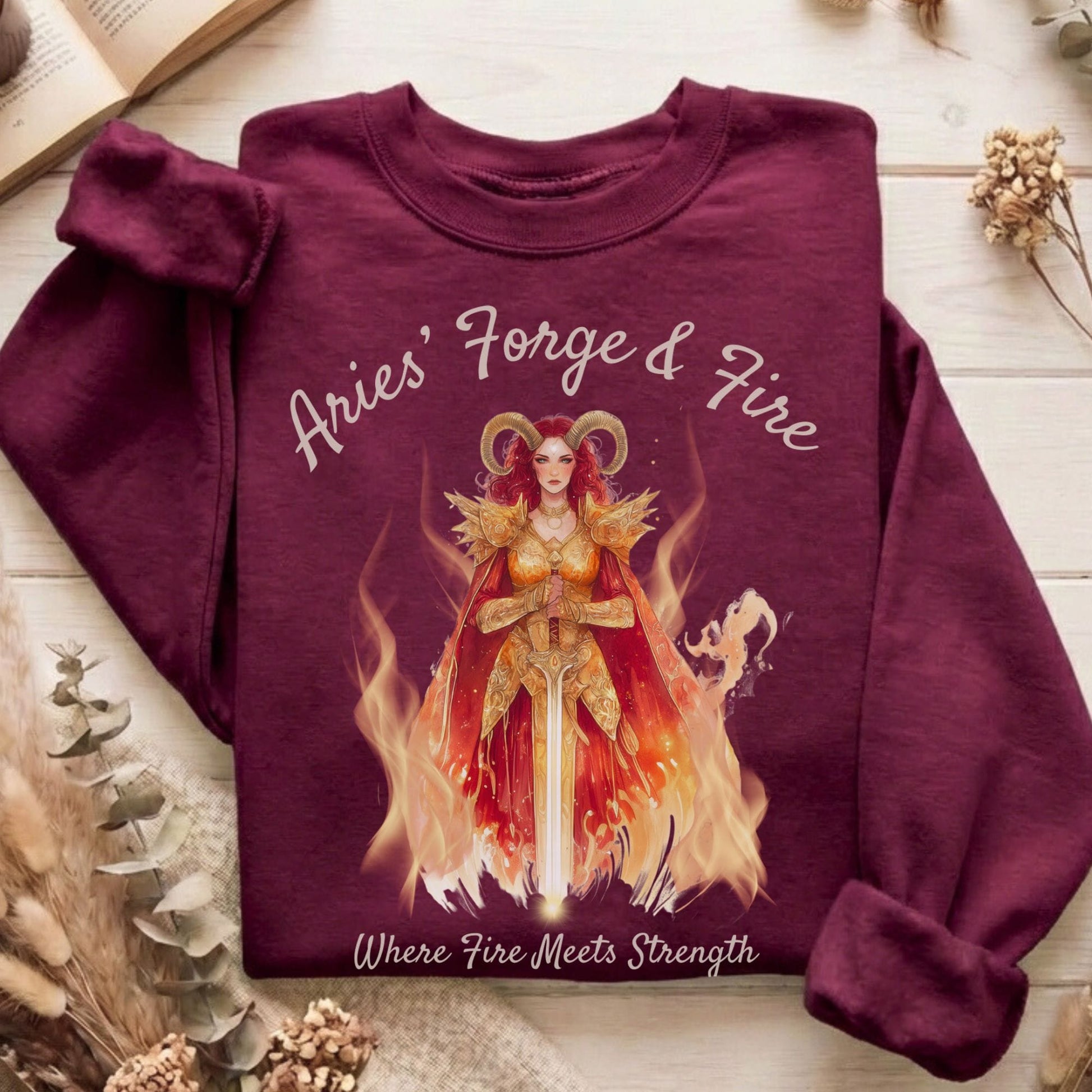 Sweatshirt Maroon / S Design 155 Sweatshirt The Mystic Eden