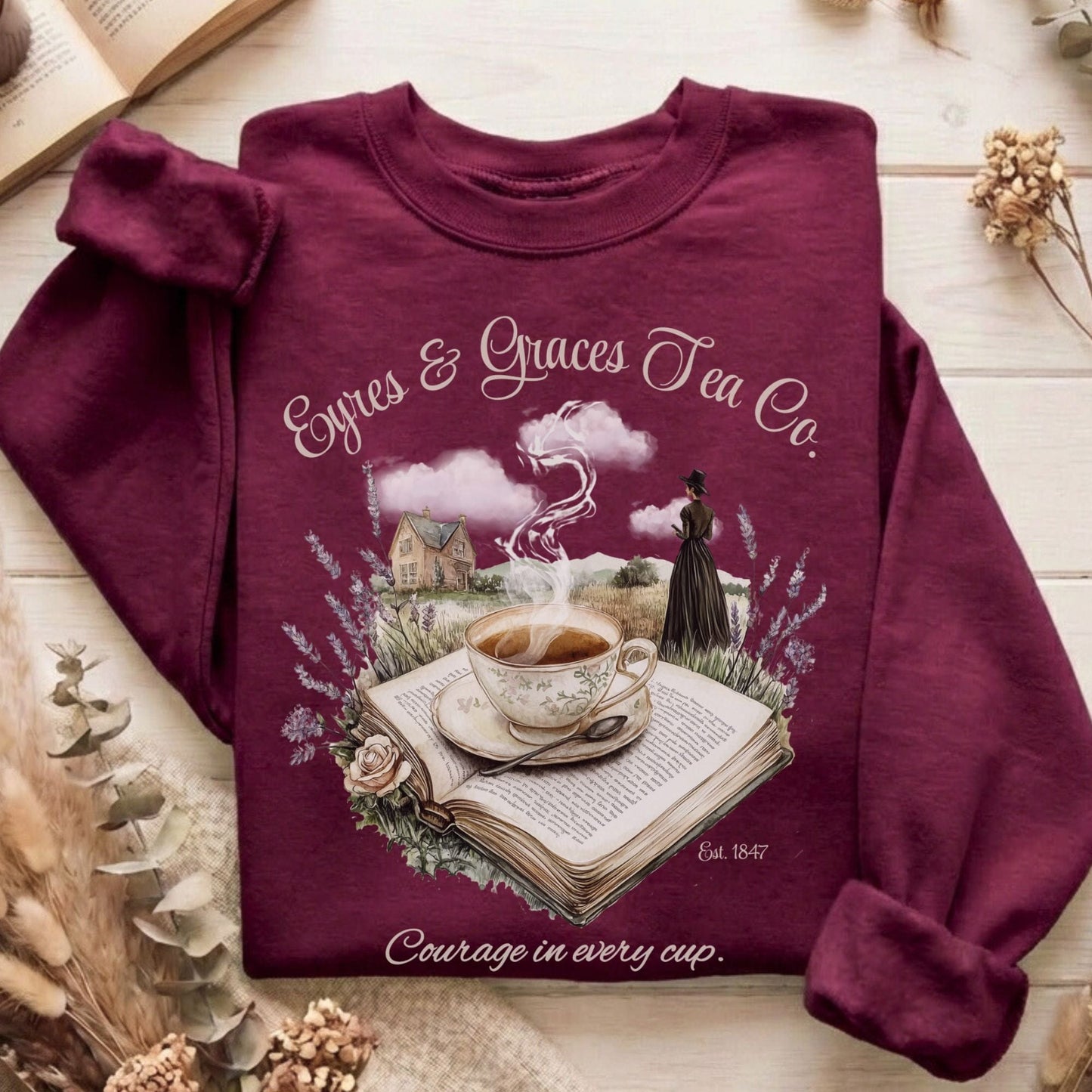 Sweatshirt Maroon / S Design 116 Sweatshirt The Mystic Eden