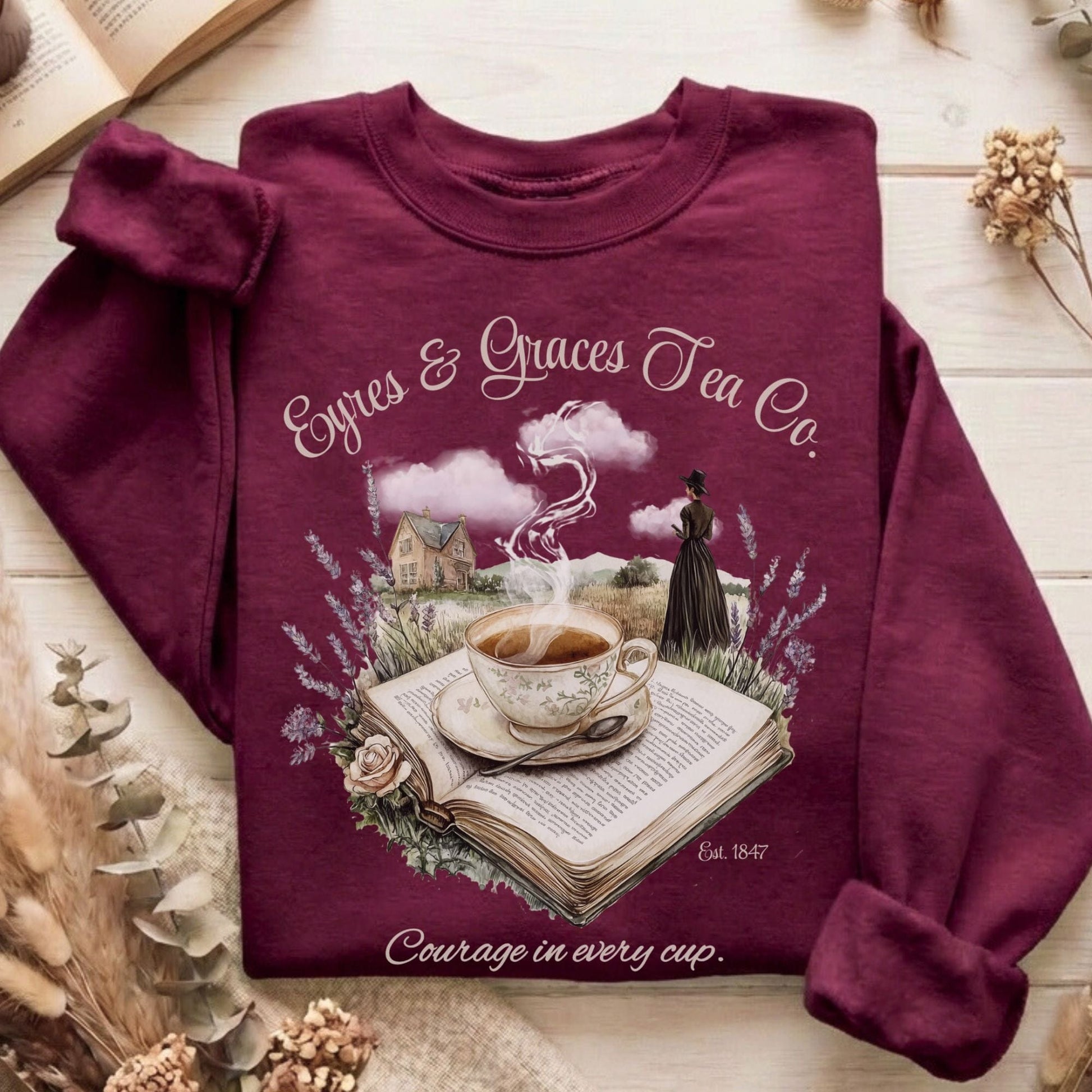 Sweatshirt Maroon / S Design 116 Sweatshirt The Mystic Eden