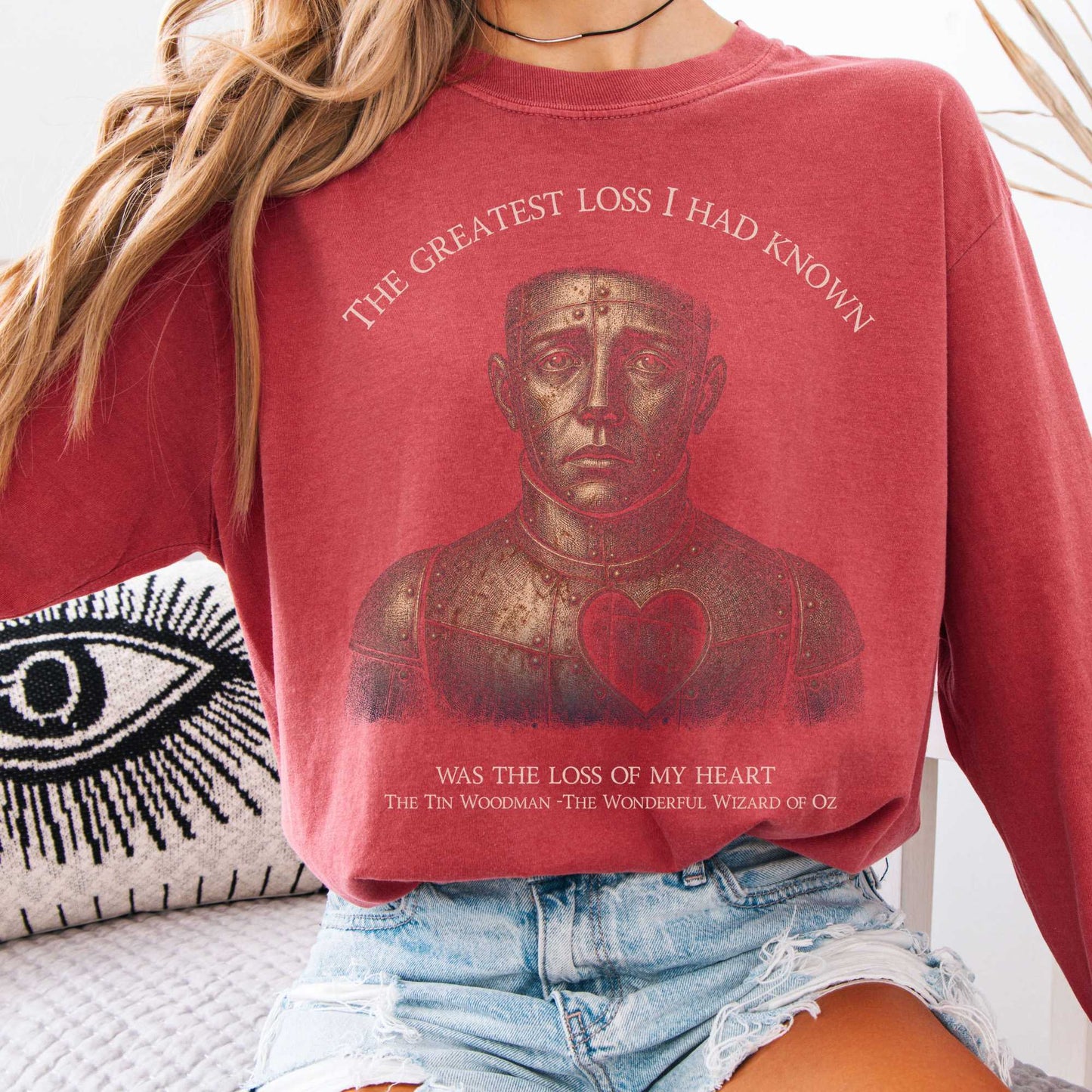 Long-sleeve Crimson / S The Greatest Loss Tin Woodman Long Sleeve The Mystic Eden