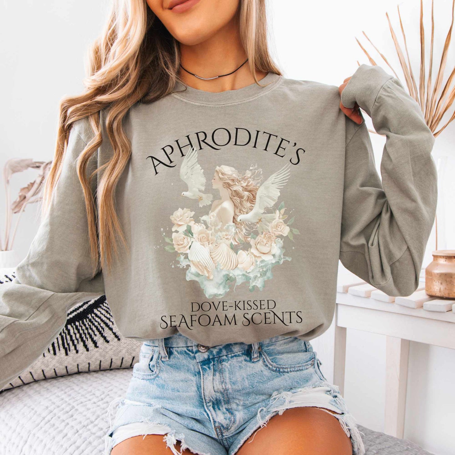 Aphrodite's Seafoam Scents Long Sleeved Shirt