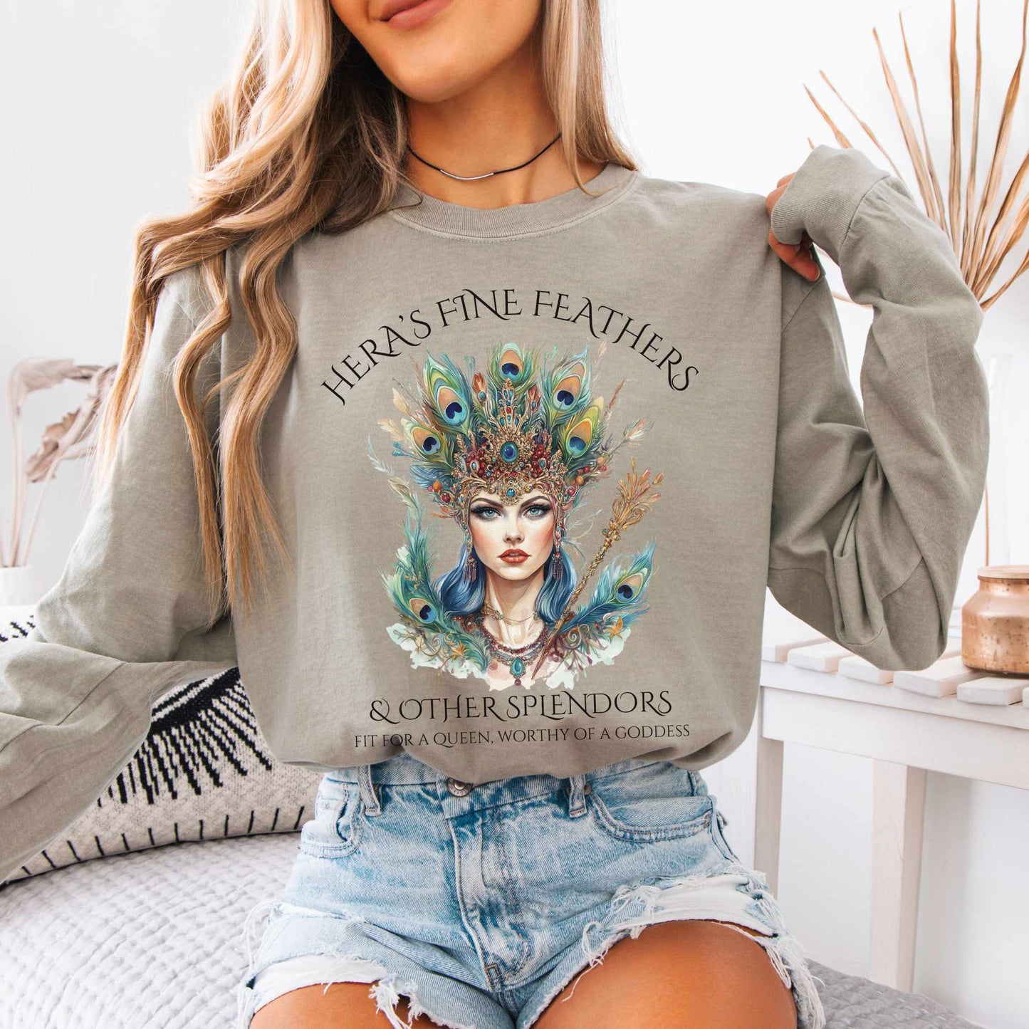 Hera's Fine Feathers & Other Splendors Long Sleeved Shirt