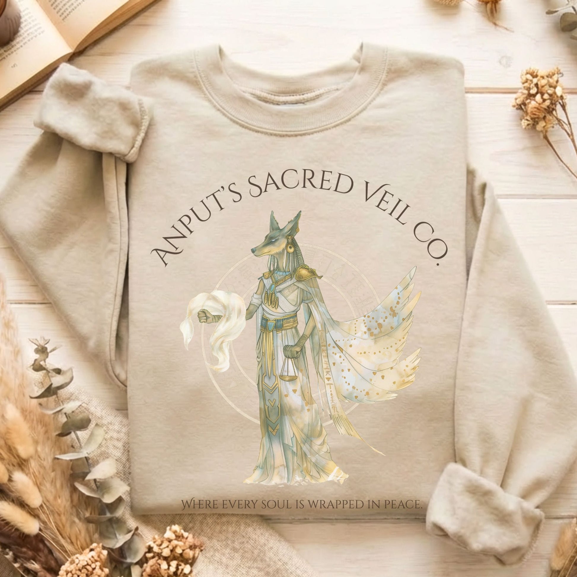 Sweatshirt Sand / S Design 262 Crewneck Sweatshirt The Mystic Eden