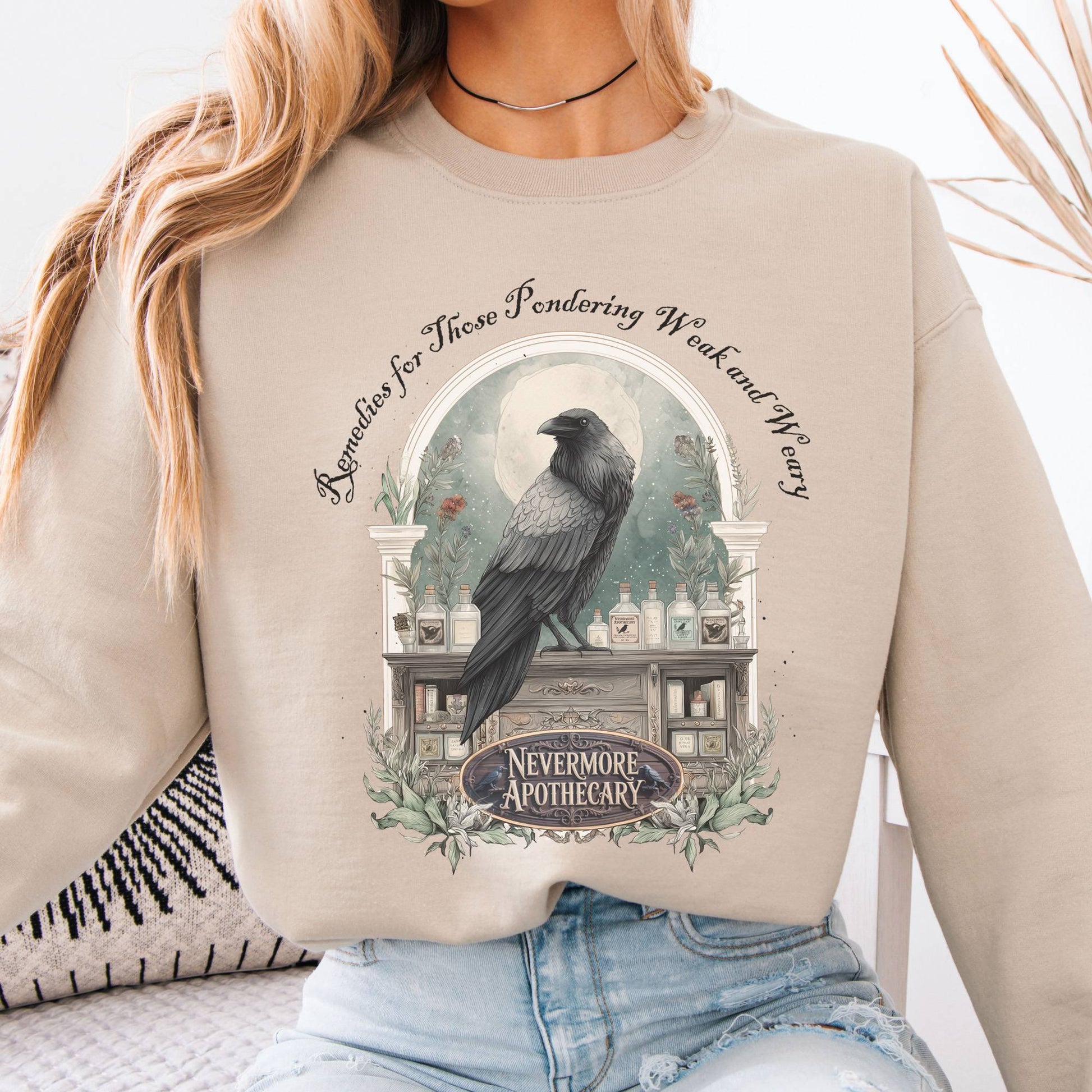 Sweatshirt Design 238 Crewneck Sweatshirt The Mystic Eden