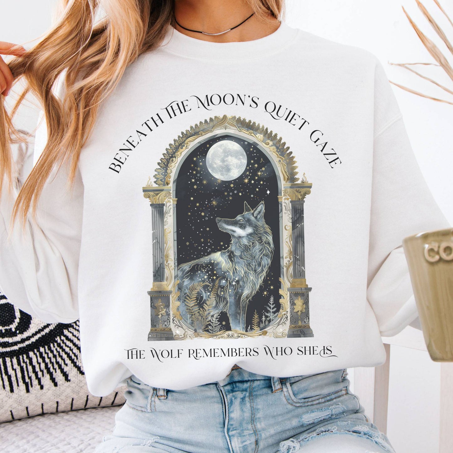 Sweatshirt Design 278 Crewneck Sweatshirt The Mystic Eden