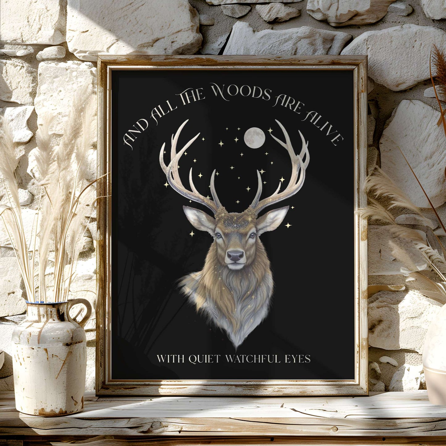 Art Prints 11″ x 14″ / Matte Design 282A - Art Print The Mystic Eden