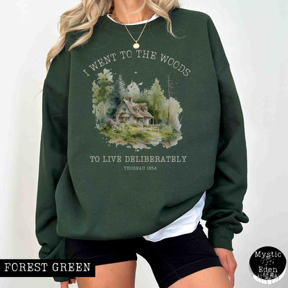 Thoreau sweatshirt cottagecore sweater