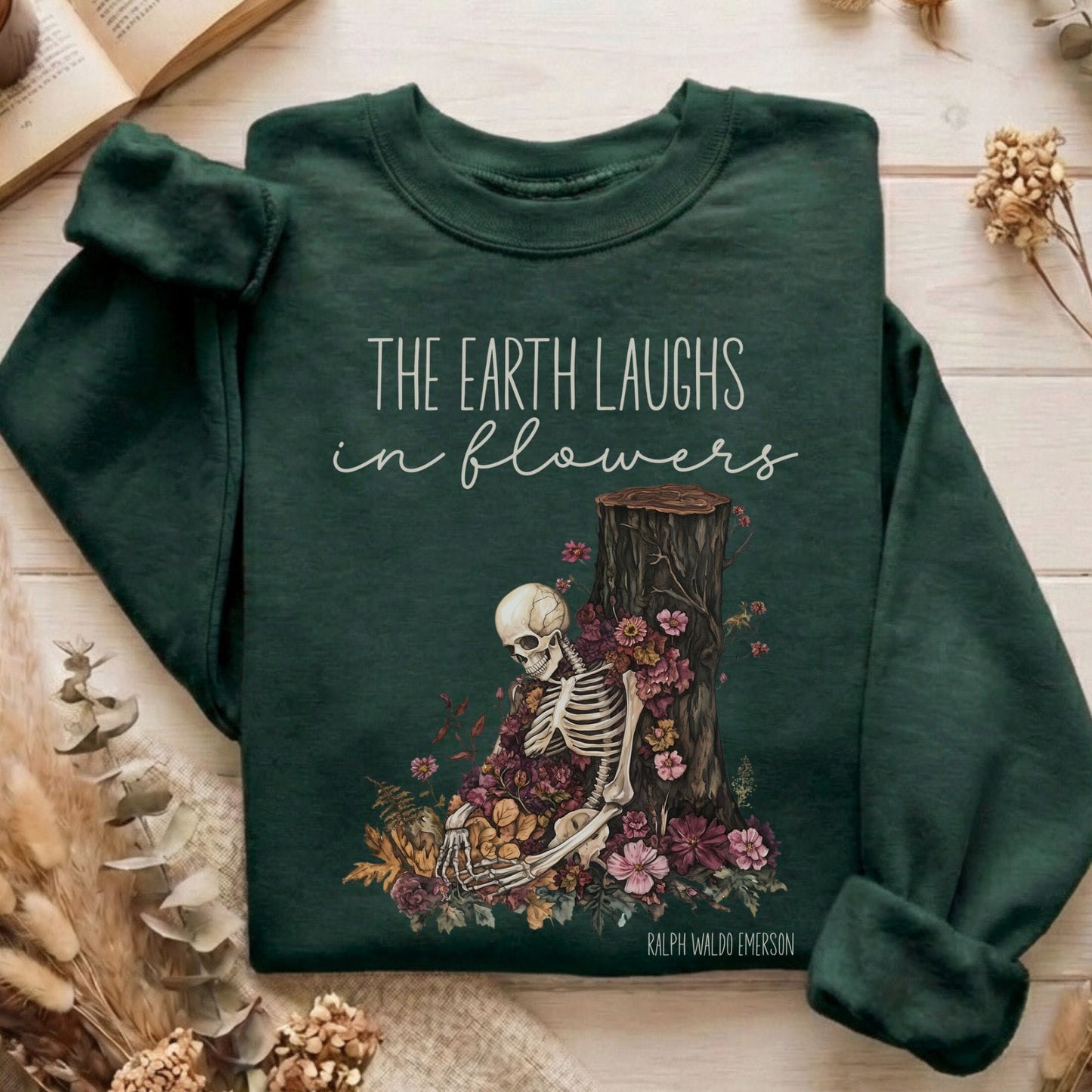 Sweatshirt Forest Green / S Design 239 Crewneck Sweatshirt The Mystic Eden