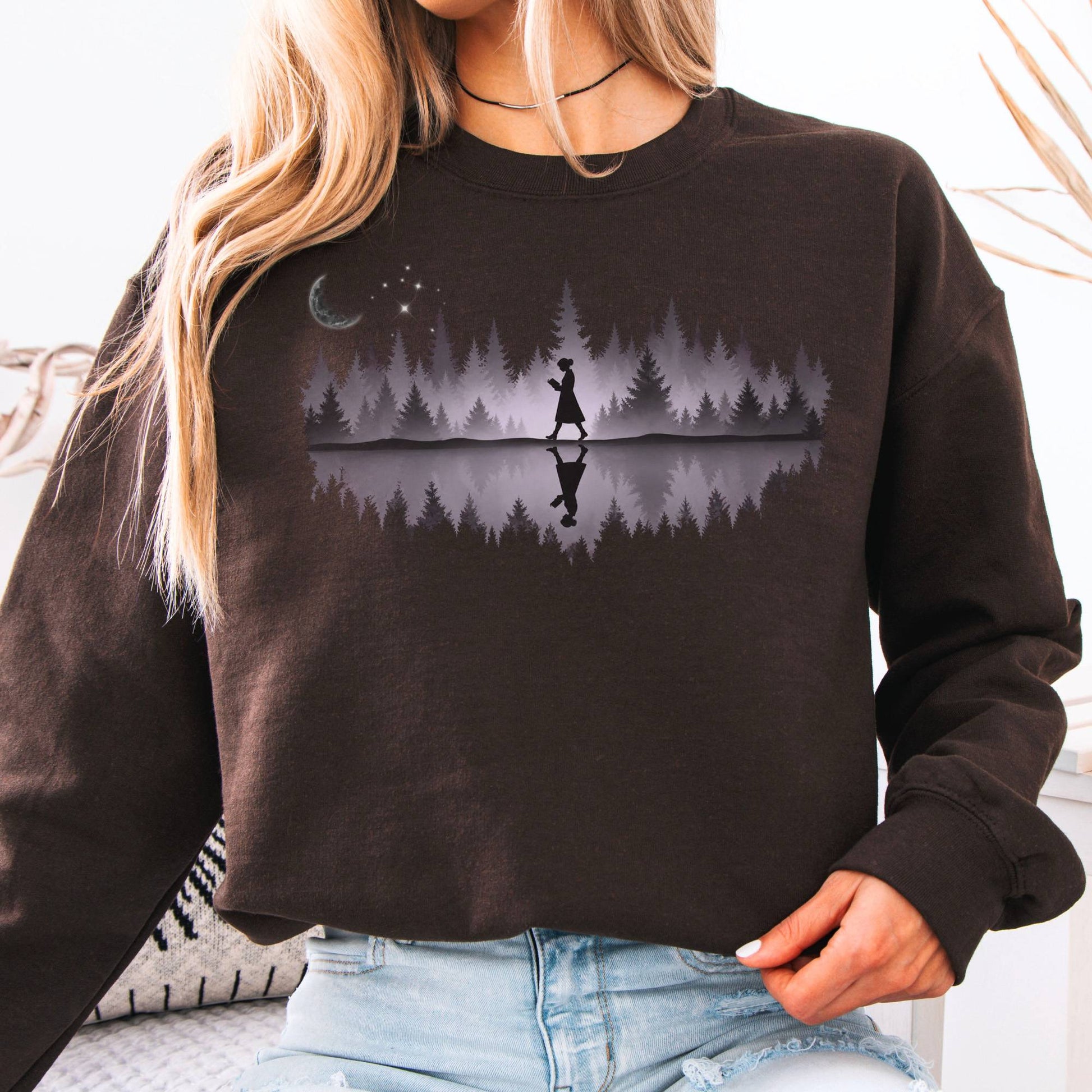 Sweatshirt Dark Chocolate / S Design 299 Crewneck Sweatshirt The Mystic Eden